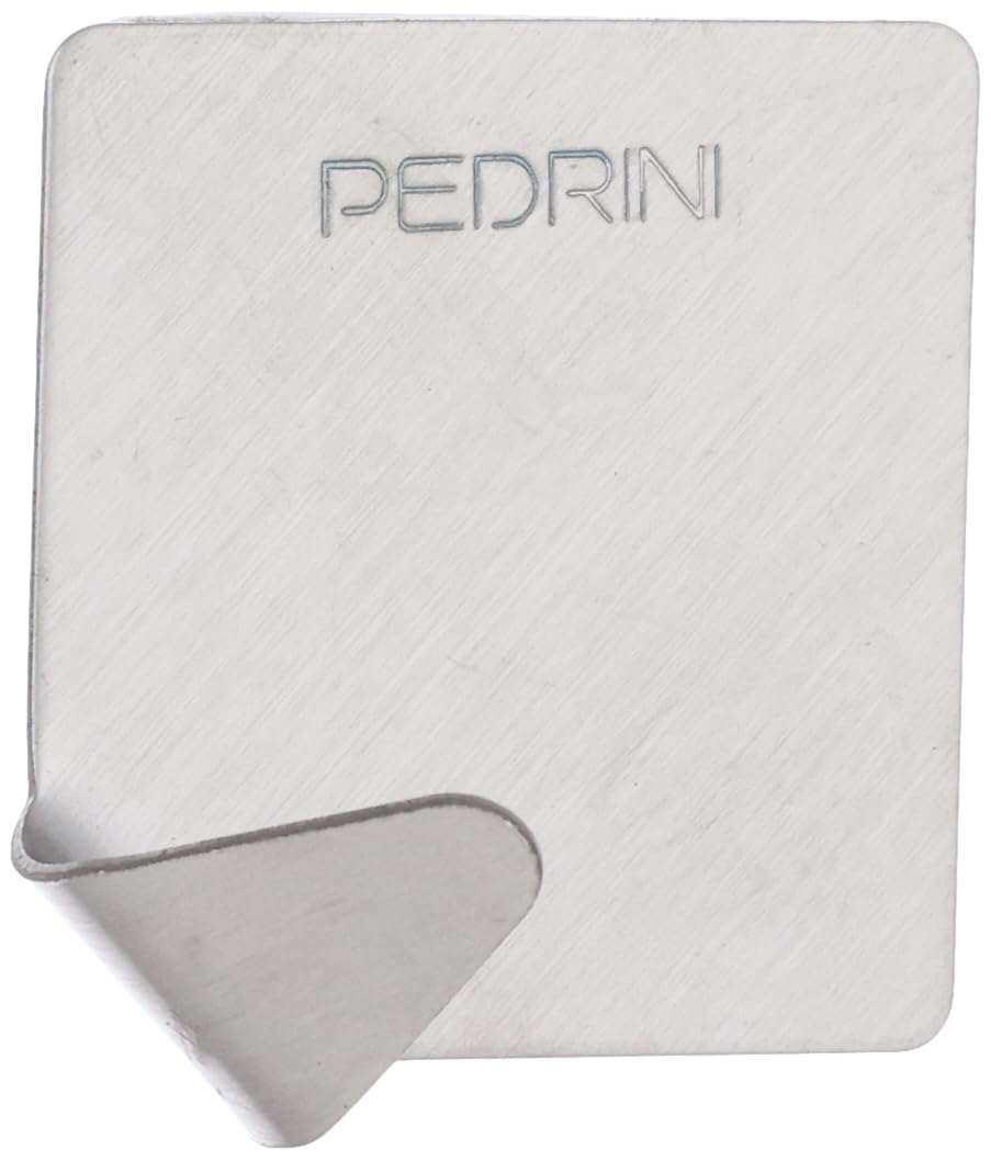 خطافات لاصقة Pedrini Gadget Rombo عملية وأنيقة، مصنوعة من فولاذ مقاوم للصدأ عالي الجودة.