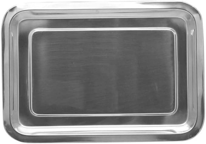 Raj Stainless Steel Serving Tray Made from high‑quality, rust‑resistant stainless steel