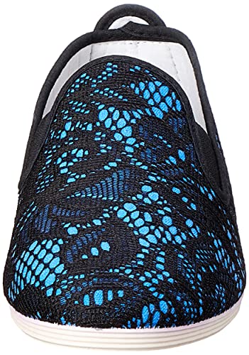 Flossy womens 55284-NEGRO/ROYAL Ballet Flat