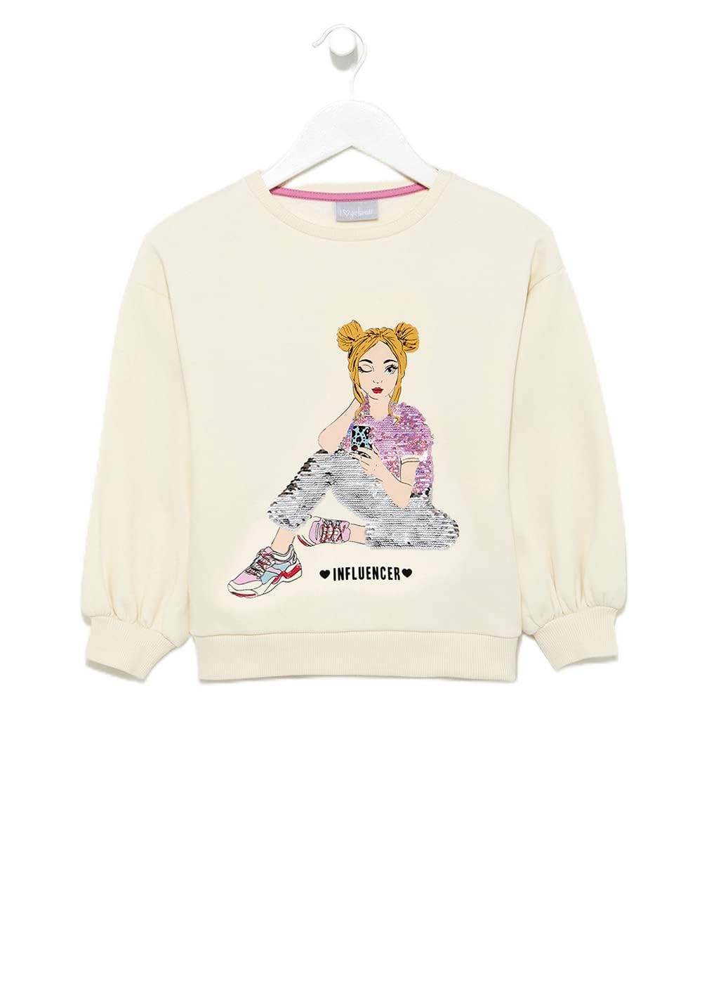 Matalan Sweatshirt For Girl,Soft and breathable fabric for all-day comfort.