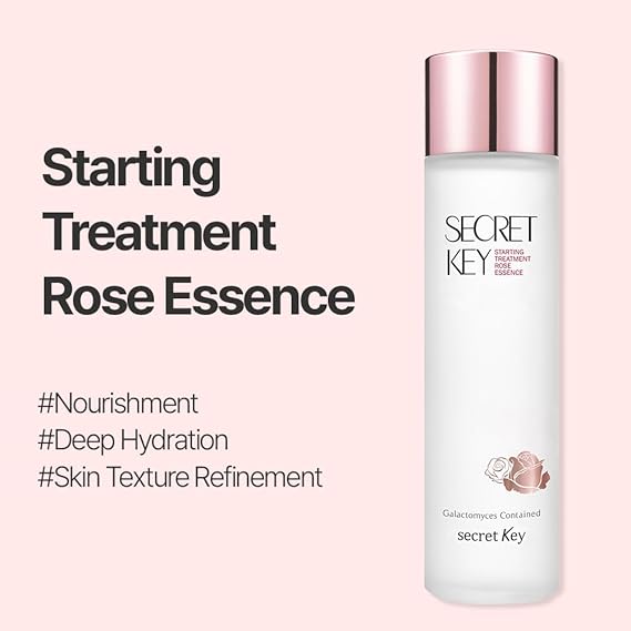 Secret Key Starting Treatment Rose Essence 150ml – Hydration & Radiance