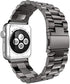 Generic Compatible with Apple Watch Band 38mm, Version Solid Stainless Steel Metal Apple Watch Strap Business Replacement iWatch Strap for Apple Watch Series 1/2/3, Unisex