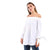 ESLA Long-sleeved Plain Blouse White - Safqqa Egypt