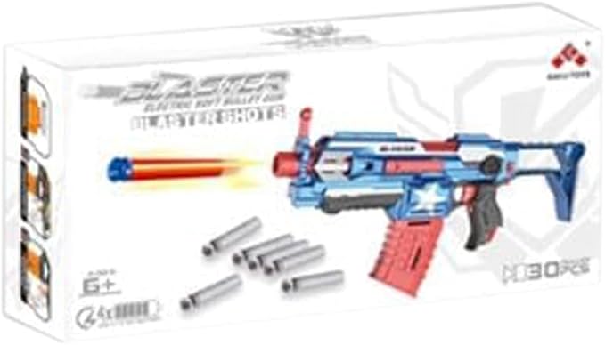 Generic Battery Operated Soft Bullet Gun Toy