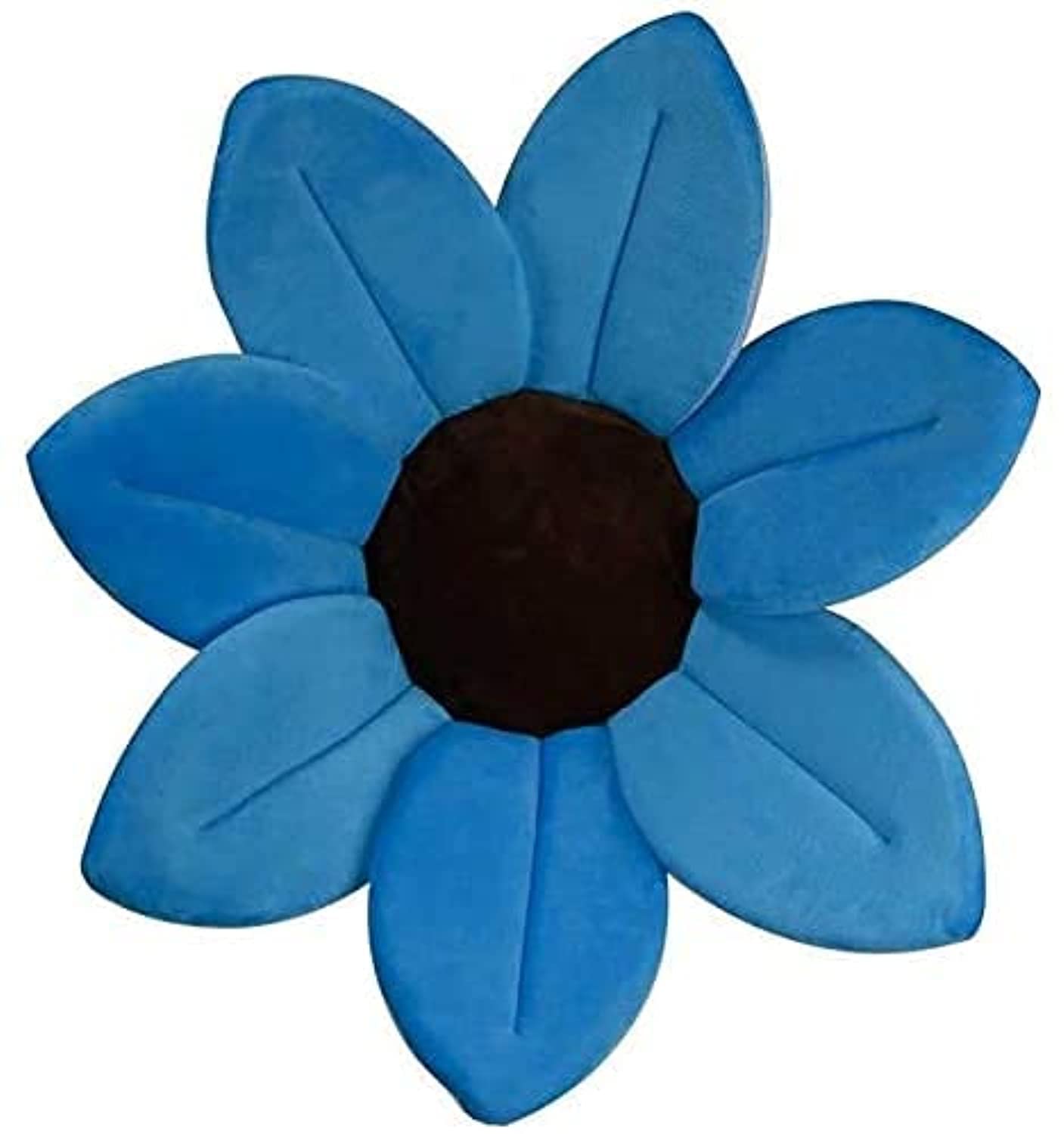ORiTi 80x80CM Newborn Baby Flower Bath Mat Net Anti-slip Sponge Mats Infants Shower Folding Seat Colourful Blooming Cushions