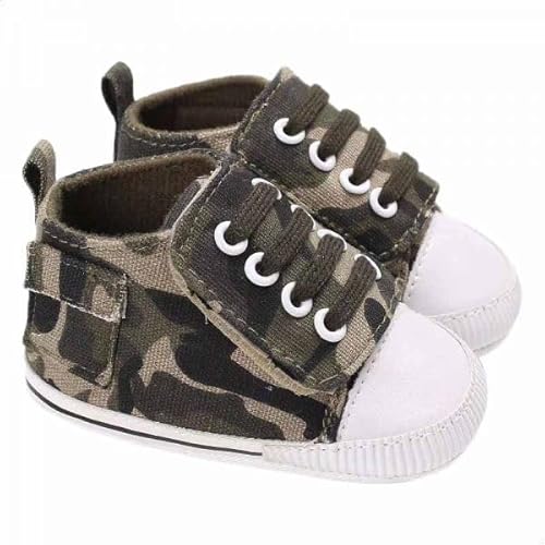 Mix and Max Boys' Camouflage-Pattern High-Top Lace-Up Shoes