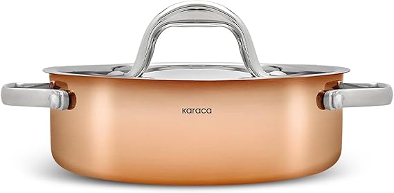 Karaca Steel Copper 7-Piece Cookware Set-Have Scratches