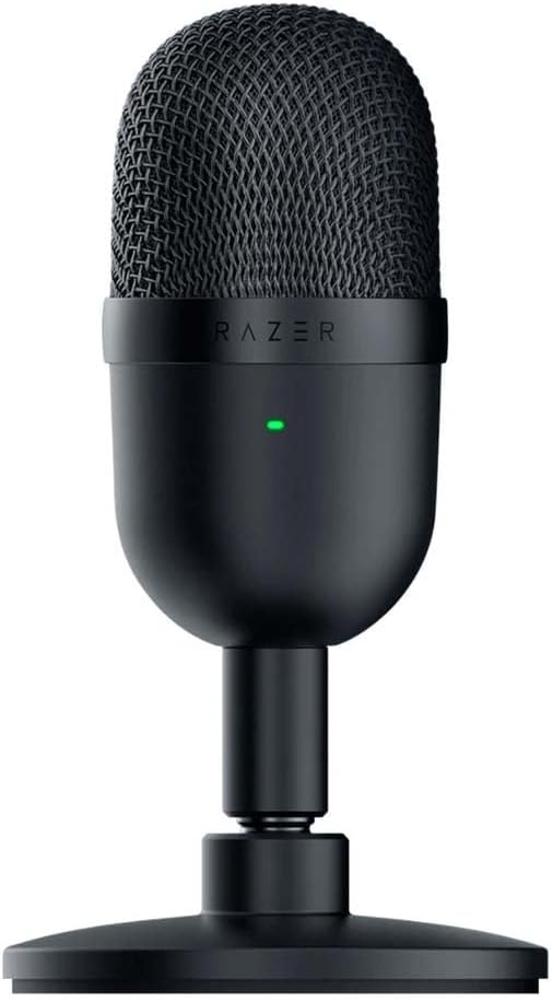 ميكروفون Razer Seiren Mini مكثف USB – أحادي الاتجاه مع حامل