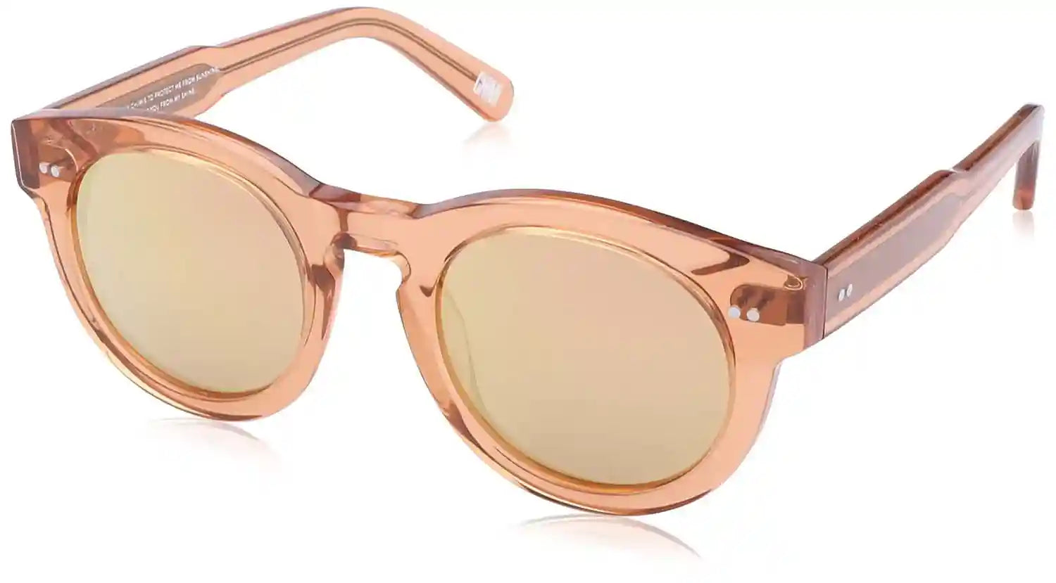 Chimi Light Brown Lens Panto Sunglasses for Women