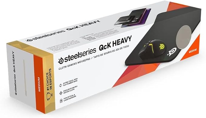 SteelSeries Mouse Pad – Smooth Surface for Precision Gaming and Work