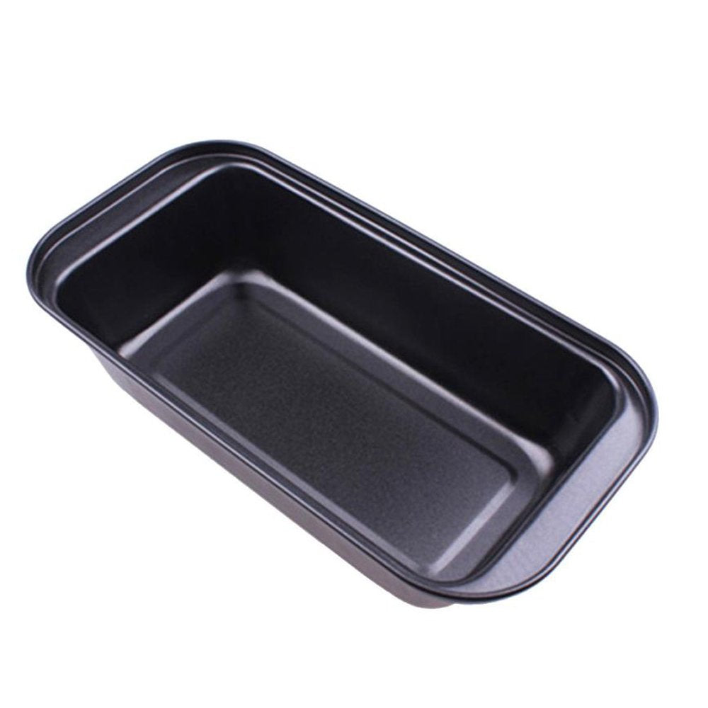 Carbon Steel Rectangular Toast Pan Mold With Classic Design For Home  - Black