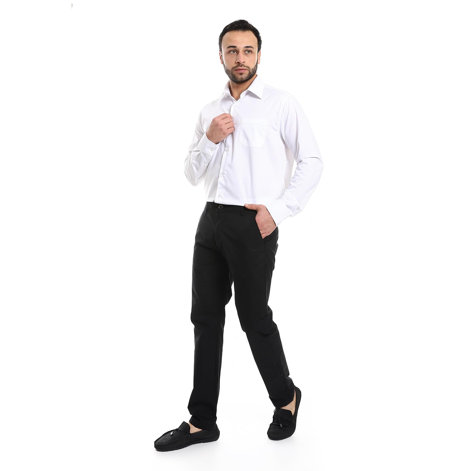 Andora Mens Classic Regular Fit Plain 36W24M3907 Western - Safqqa Egypt