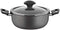 Papilla FRED 30 cm Deep Casserole, Black, Gas Stove Compatible, Made in Turkey, Minor Scratch- Damage Box