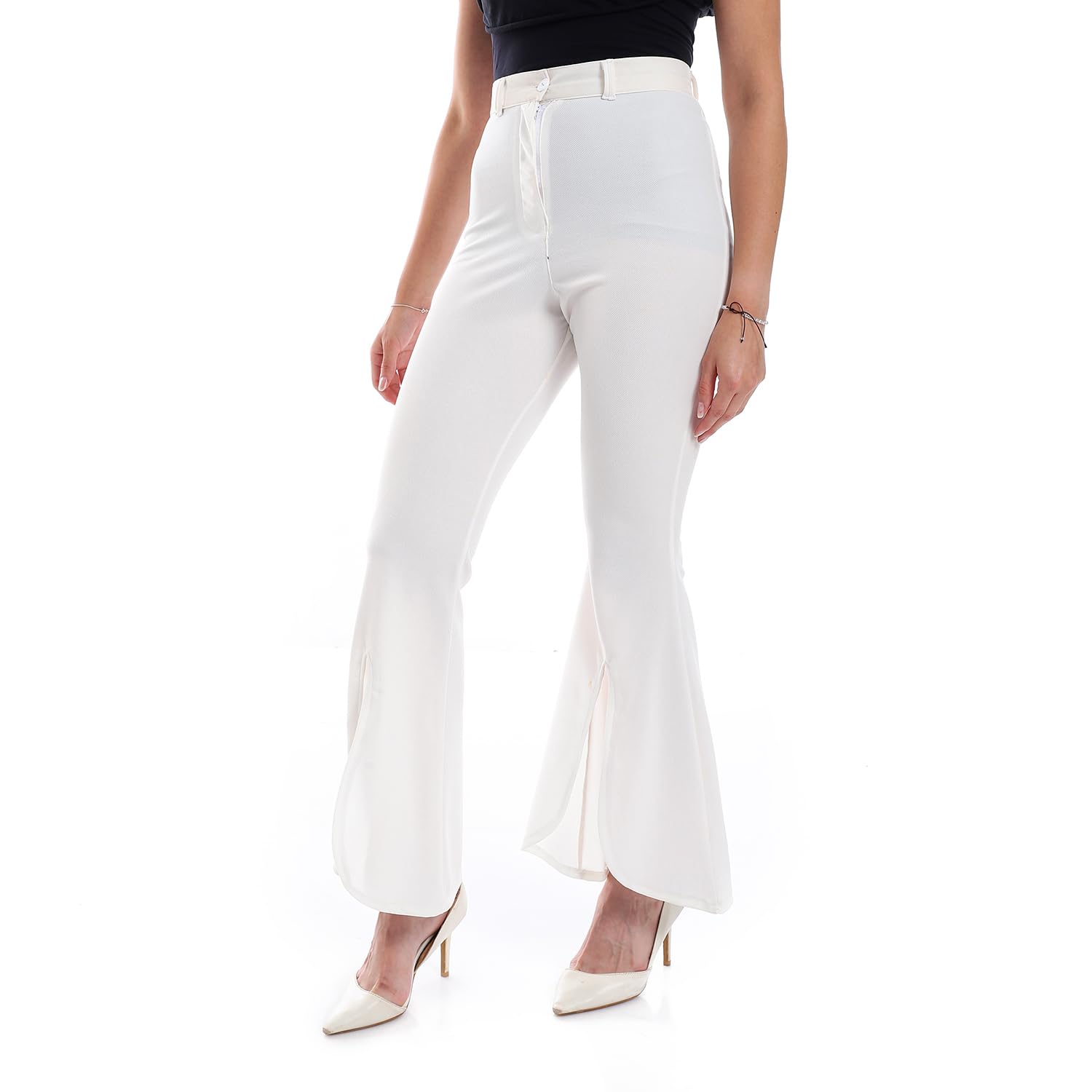 Andora Womens High Waist Open Flare 36W24W30322 Pants - Safqqa Egypt
