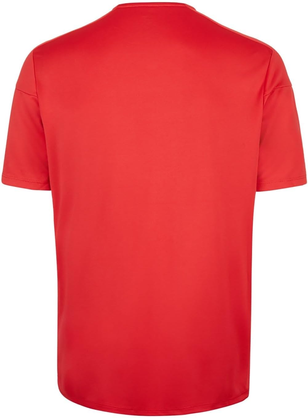 Umbro Boys' Contrast V-Neck Front Logo Print Soccer T-Shirt