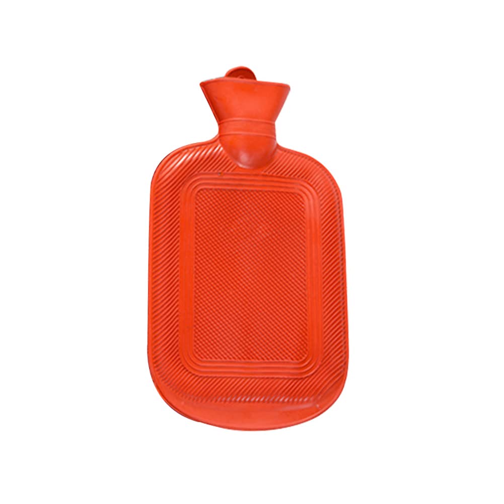 500ml Hot Water Bottles, Water Injection Rubber Hot Water Bottle Winter Warm Water Bag Hand Feet Warmer Water Bottle for Older People Women Men Pain Relief Back Neck, Random Color