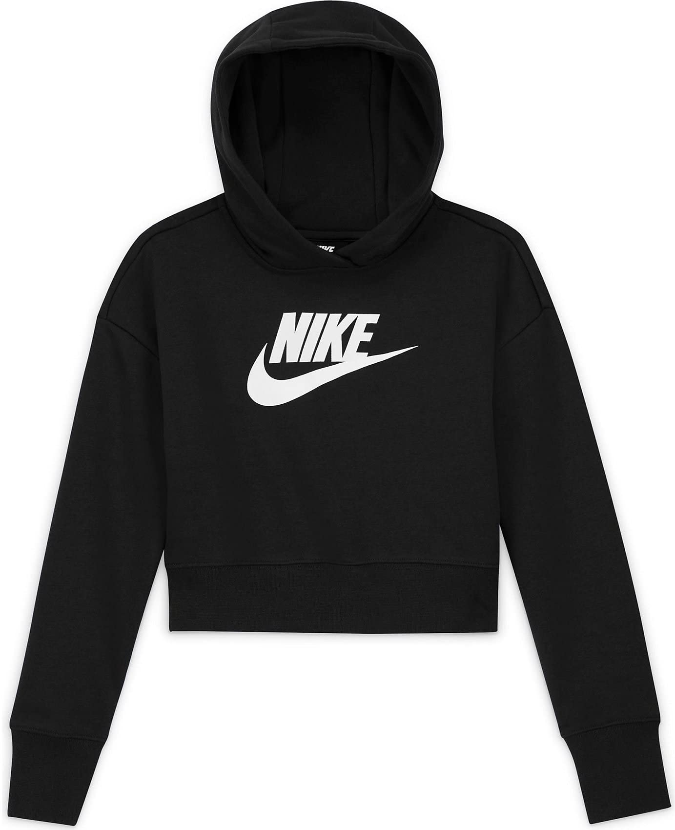 Nike Girl's NSW Club FT Crop Hoodie HBR.