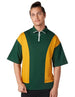 Splash Two-Tone Short Sleeves Zipper Sweatshirt for Men - Safqqa Egypt