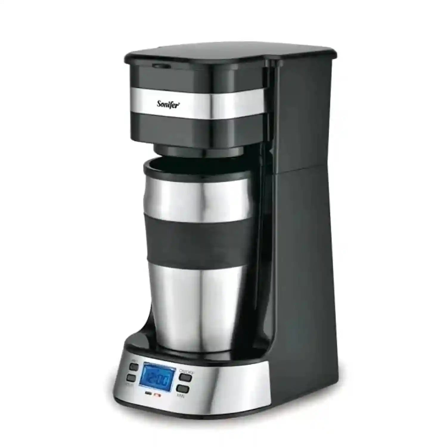 Sonifer SF-3566 New Home Appliance Small LCD Display Smart Fully Automatic Single Cup Electric Dripper Coffee Maker