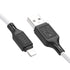 Hoco X90 Cool Silicone Charging & Data Cable – 2.4A – 1M – USB-A to Lightning