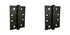 AFM "butt hinge pair 4 * 3 * 3 standard stainless Painted black 304 "