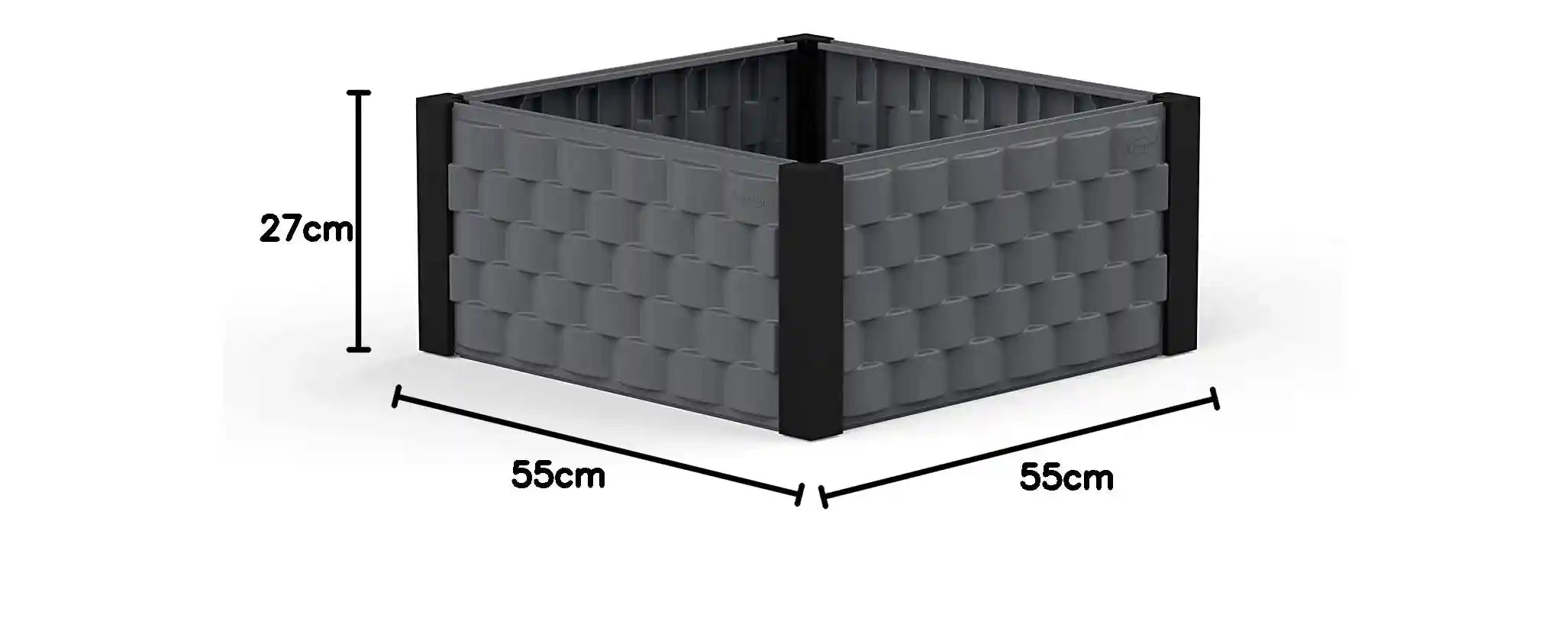 حوض زراعة بلاستيكي مرتفع من Cosmoplast