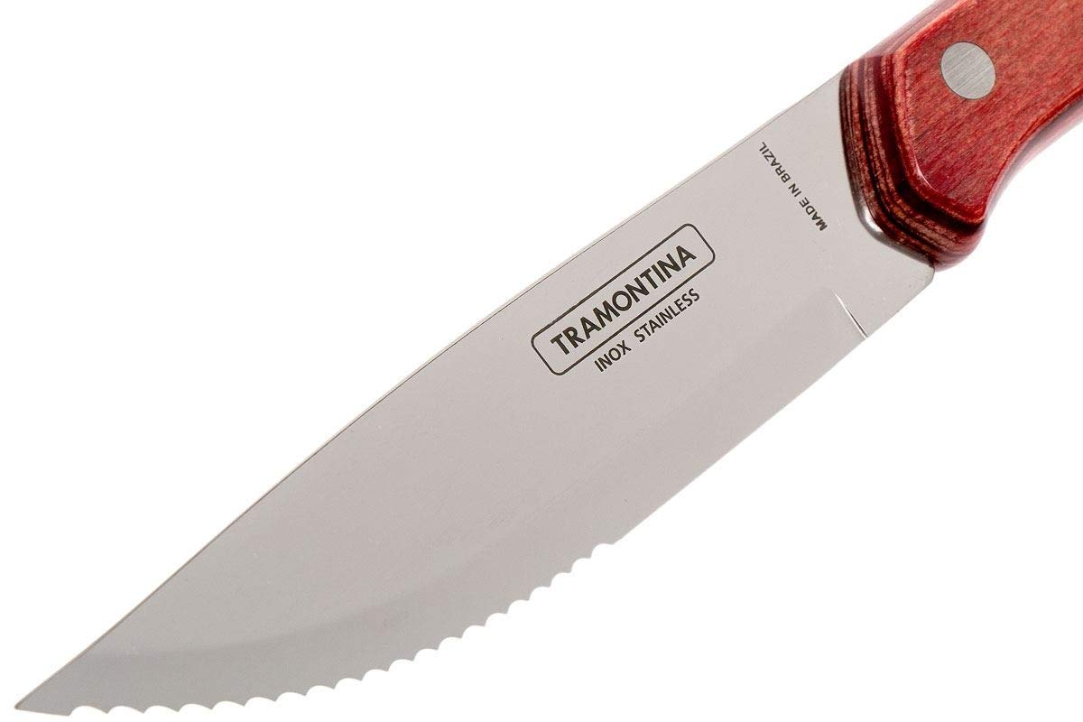 طقم سكاكين الستيك  مثالي لتناول الستيك واللحوم الأخرى بسهولة ودقة. مصنوع من شفرات فولاذية عالية الجودة ومقابض مريحة، ليجمع بين الحدة والمتانة والراحة أثناء الاستخدام. 