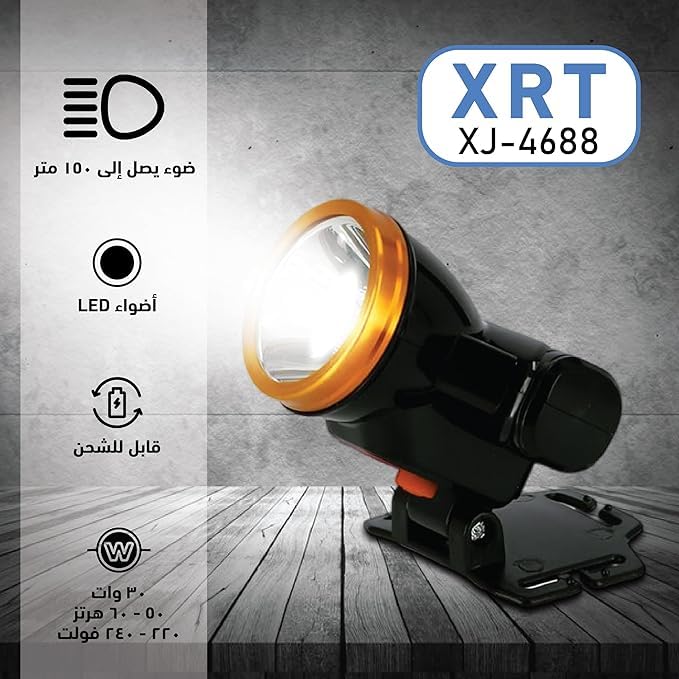 Generic Emergency Headlamp, 30W LED Headlights, 150M Range, High Technology, Waterproof, for Running, Camping, Fishing Outdoor- Damage Box - Safqqa Egypt