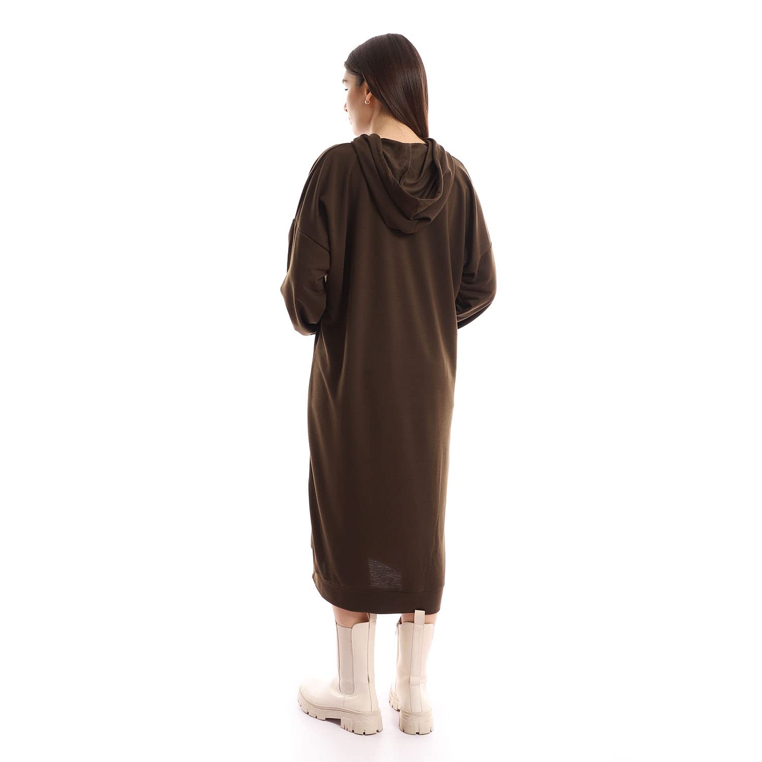 JAMILA Over Sized Plain Long Dress For Women,Easy‑care fabric for simple maintenance and frequent wear.