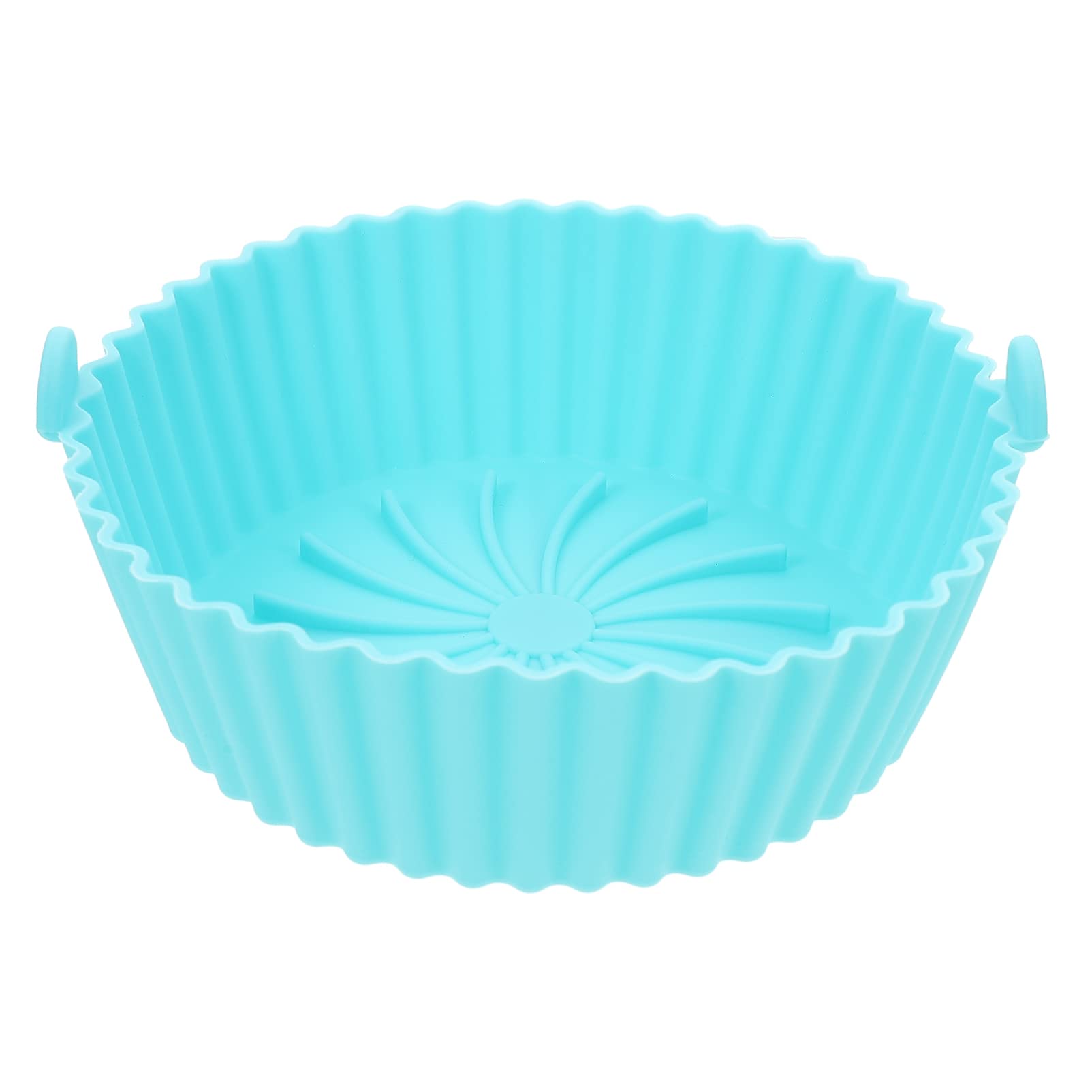 وعاء سيليكون دائري قابل لإعادة الاستخدام للقلاية الهوائية من لوكس شايني، بديل لطبق الشواية، بطانة بديلة للقلايات الهوائية مقاس 16 سم، إكسسوارات بديلة للفرن، 