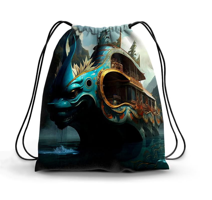 TAT DRAWSTRING BAG - 589, MultiColor, Large