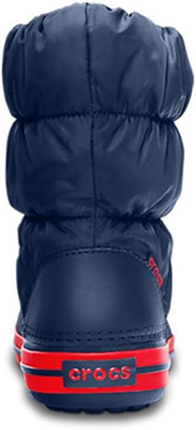Crocs Boys Boots Navy Red Waterproof