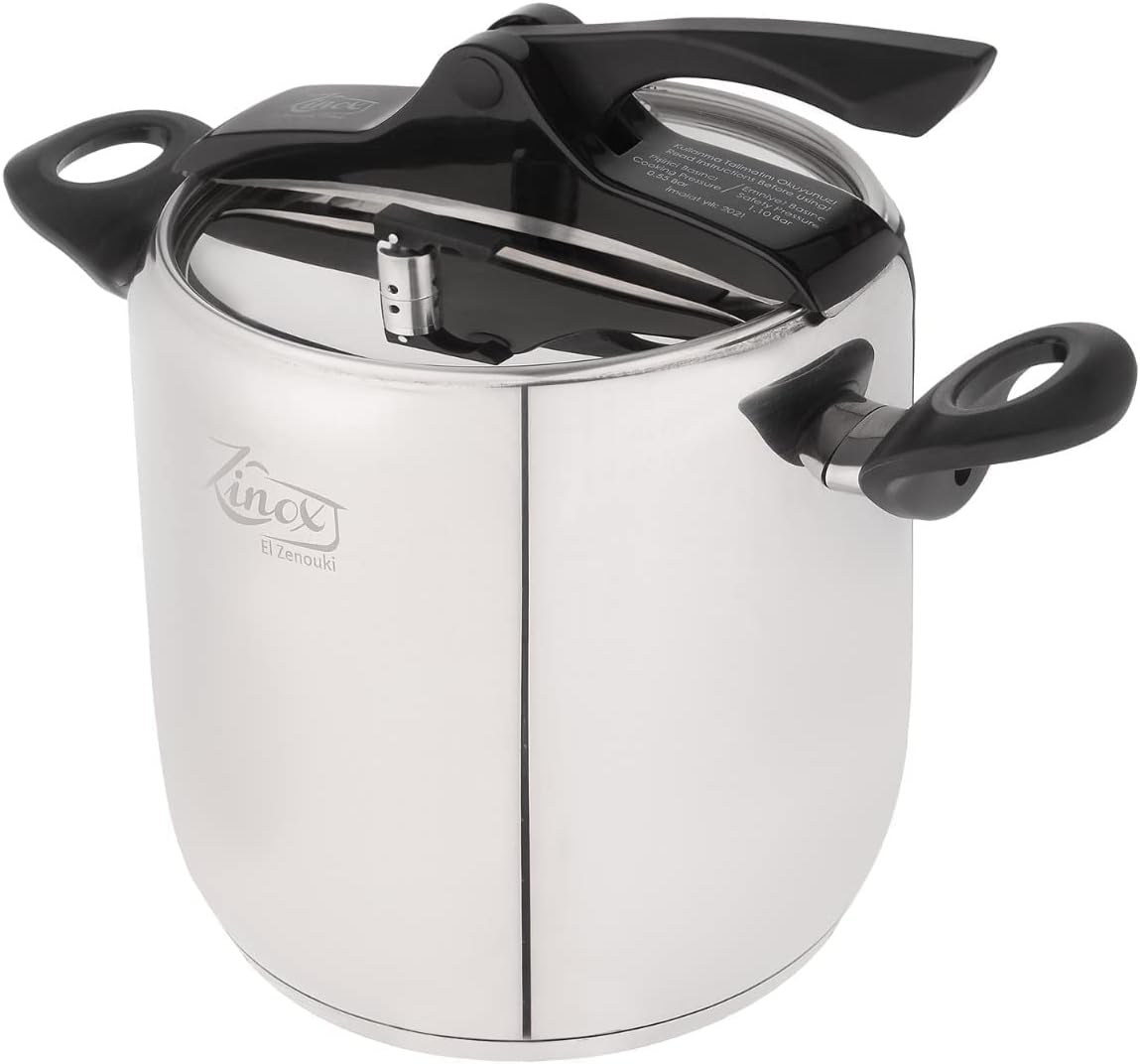 Zinox Pressure Cooker – Fast & Safe Cooking – Safqqa Egypt