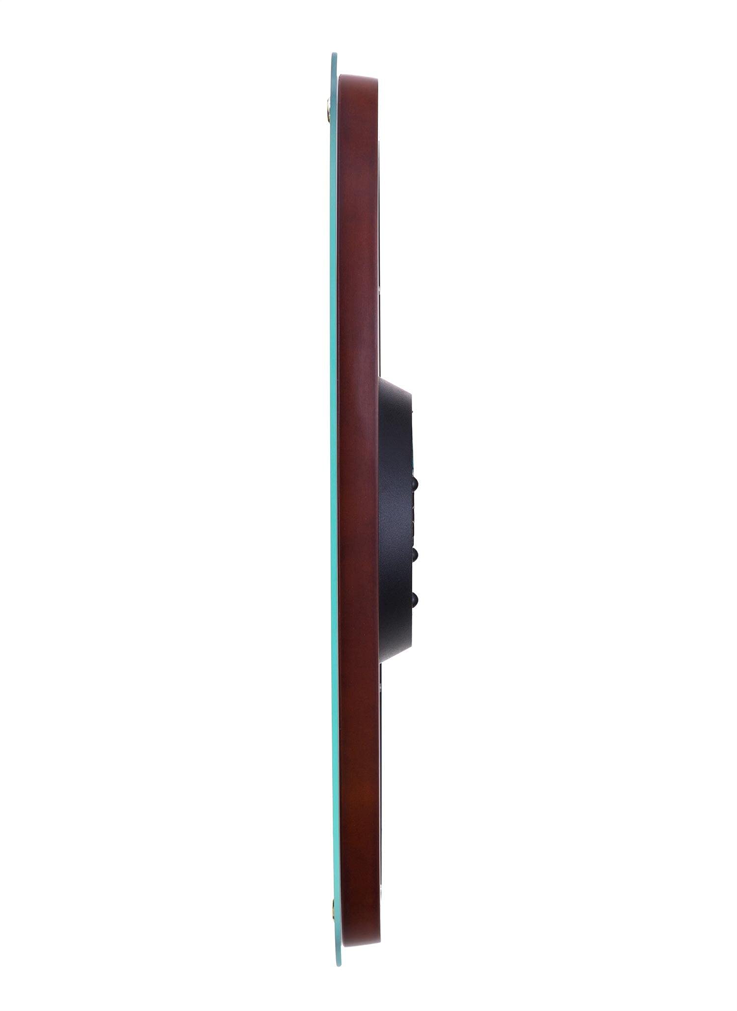ساعة حائط من ريثم موديل CMG994NR06 (بني)