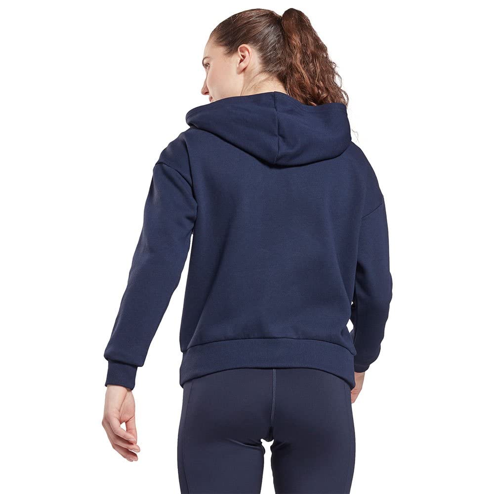 جاكيت من ريبوك للنساء بتصميم يوفر الراحة والدفء والمظهر الرياضي العصري. مصنوعة من خامات عالية الجودة 