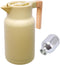 Flamer Thermal Insulated Flask with Wooden Handle - Safqqa