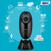 Qubo Smart Home Security Wifi Camera With Intruder Alarm System | 1080P Full Hd 2Mp Camera | Weather Resistant | Alexa & Ok Google Enabled - Safqqa