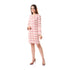 Andora Long Sleeve Plaid Dress For Women,Ideal for casual outings, work, or social events.