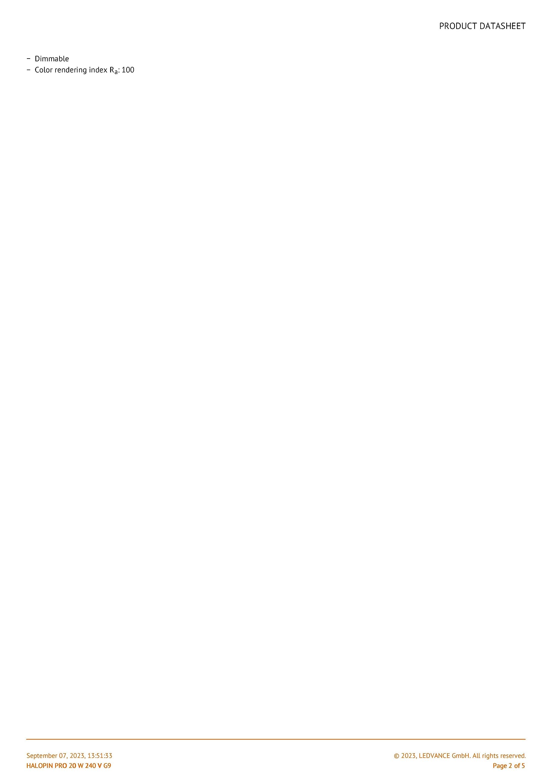 نوّر مساحتك بكفاءة مع مصباح الهالوجين أوسرام Halopin G9 بقدرة ٢٠ واط  ٢٤٠ فولت. يوفر هذا المصباح عالي الجودة إضاءة مشرقة ومتناسقة، مثالية للإضاءة الجانبية، والإضاءة الوظيفية، والتركيبات الزخرفية.