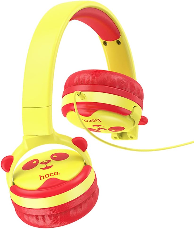 Hoco W31 Wired Kids Headphones – 85dB Volume Limit, 3.5mm Jack, 1.2m Cable – Comfortable Fit –