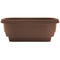 Bloem 24 inch Chocolate Rail Planter