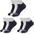 Dice Mens Set of 3 Plain Lycra Sockets Socks (pack of 3)
