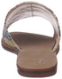 U By Misura Snake Embossed Faux Leather Round-Toe Slide Slippers for Women - Multi Color