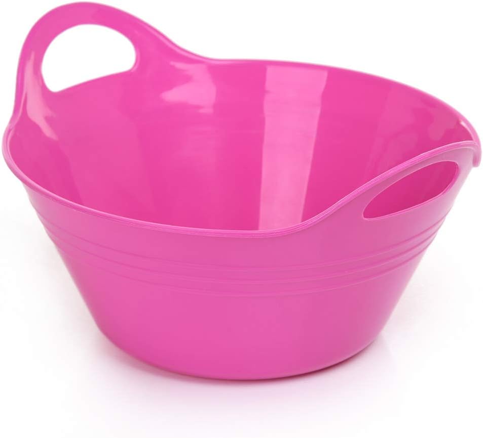 Mintra Home Plastic Bowls with Handles – 2.5 L Medium, 2 Pieces