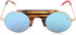 Vysen Mirror-Lens Patterned Panel Womens Round Polarized Sunglasses - Have Scratch - Safqqa Egypt