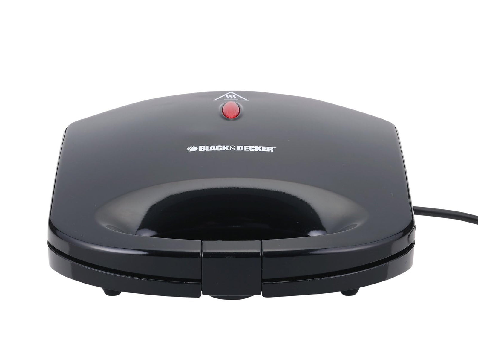 Black & Decker 600W 2 Slice Non-Stick Sandwich Maker Black TS1000-B5