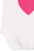 Papillon Cotton Set of 3 Pieces Half Sleeves Bodysuit Printed Shapes For Girls-Multicolor-12-18Month