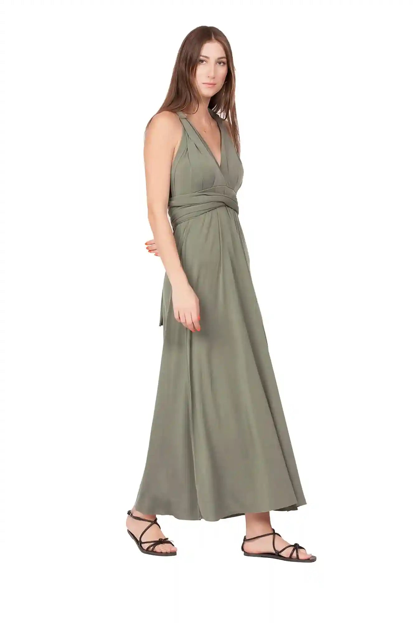 EEZEEY womens Multi Ways Casual Plain Dress Multi Ways Casual Plain Dress - Safqqa Egypt