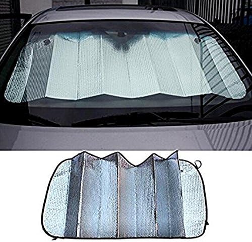 Auto Pearl Collapsible Car Sun Shade – Front & Rear Windshield Protection