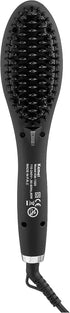 Kimi hair straightening brush, black - km-1320 Smooths and straightens hair effectively - Safqqa Egypt